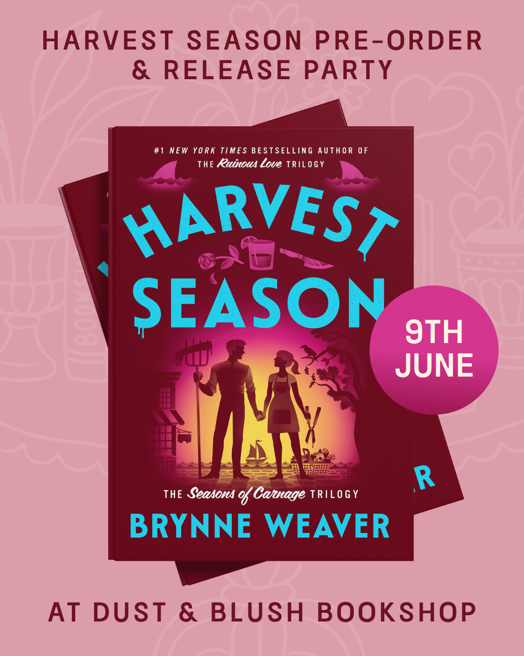 Harvest Season Release Party at Dust & Blush Bookshop