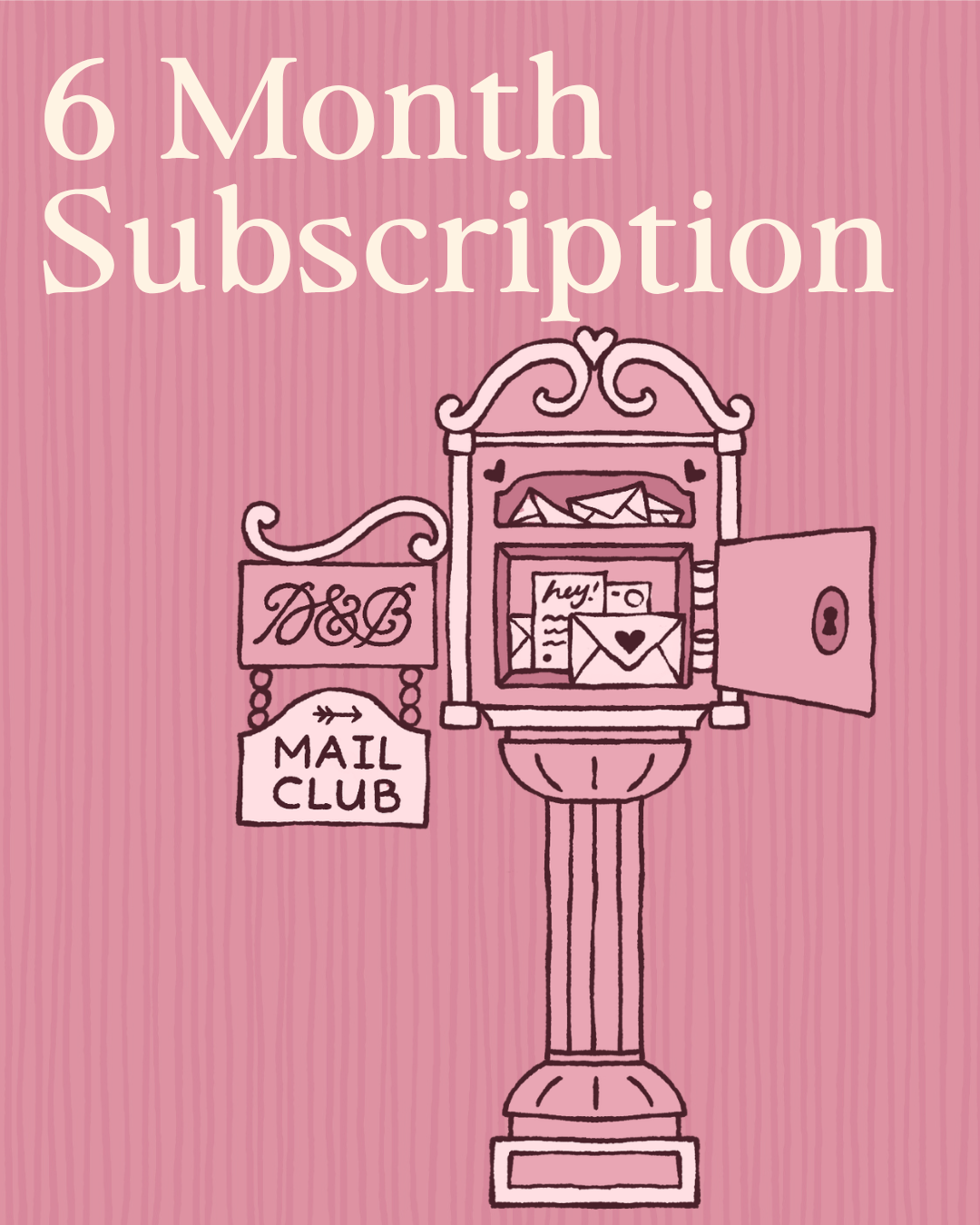 Dust & Blush - 6 Month Snail Mail Subscription