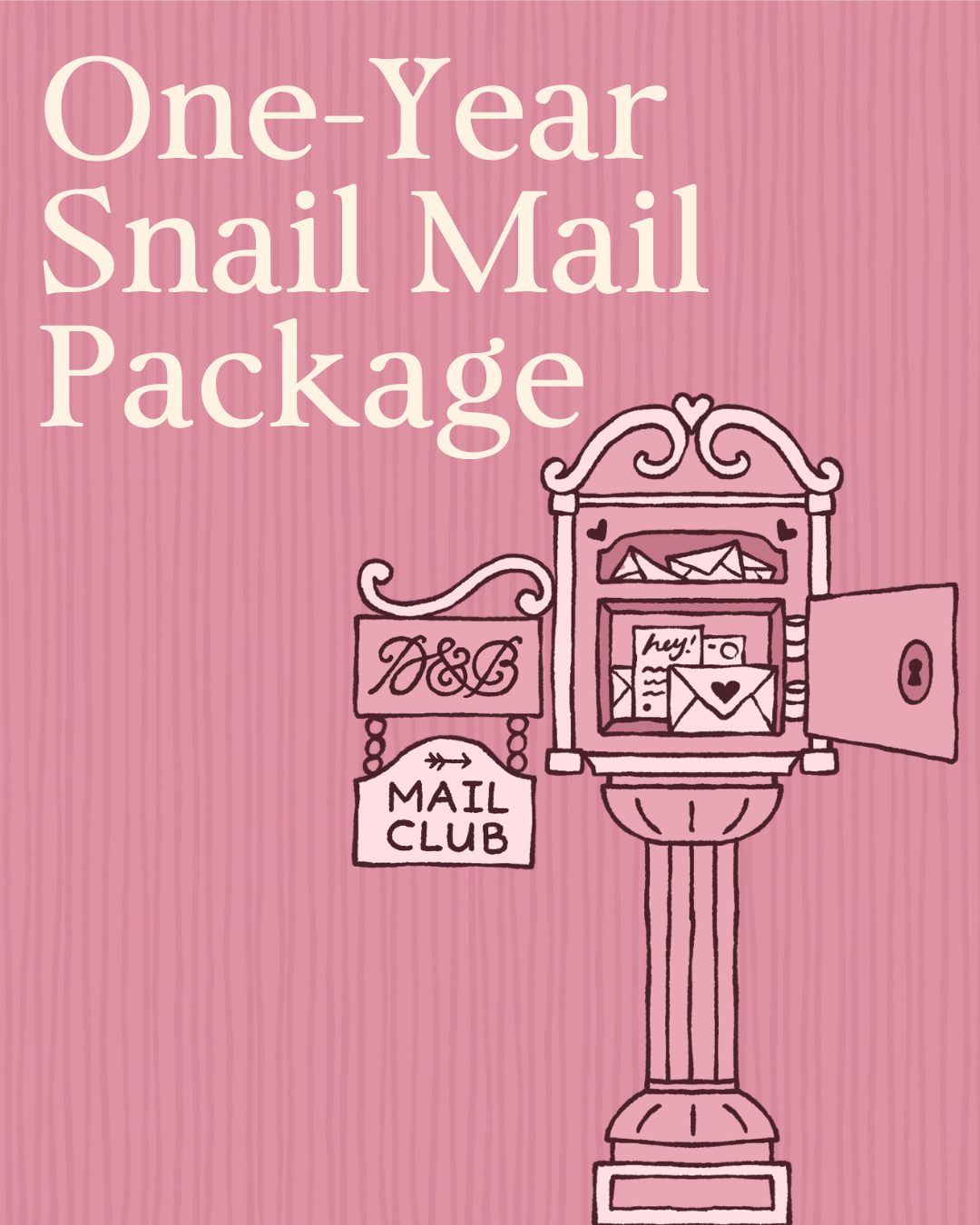 Dust & Blush - One-Year Snail Mail Package