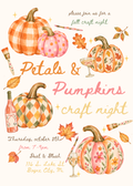 Petals & Pumpkins Craft Night hosted by Dust & Blush Bookshop
